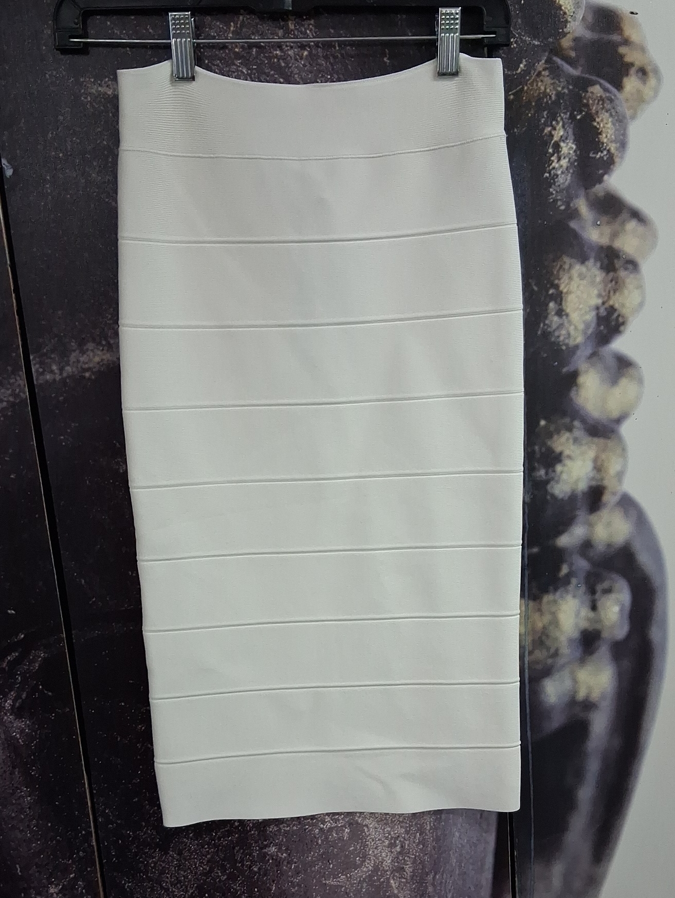 Bcbgmaxazria White Bandage Pencil Skirt